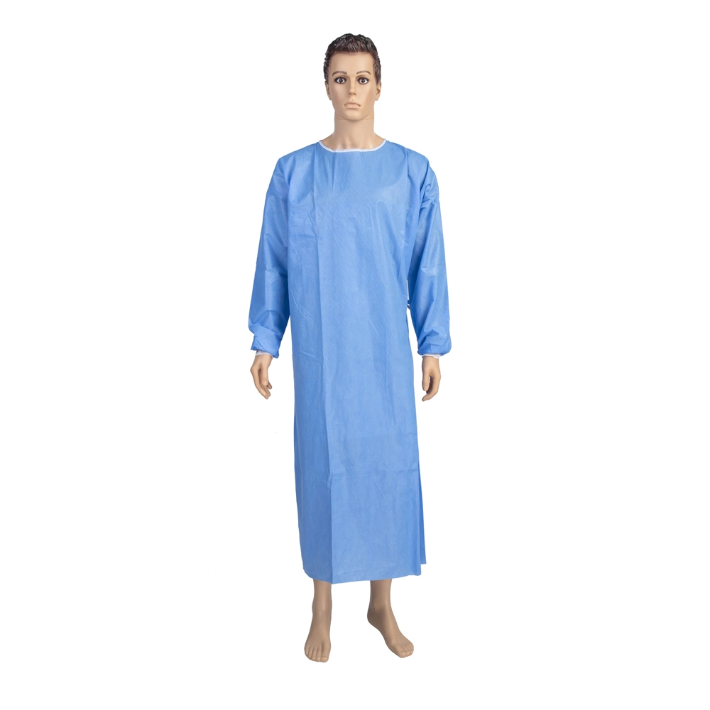 Disposable Medical Surgical Sterile Nonwoven Isolation Gown for Hospital Clinics