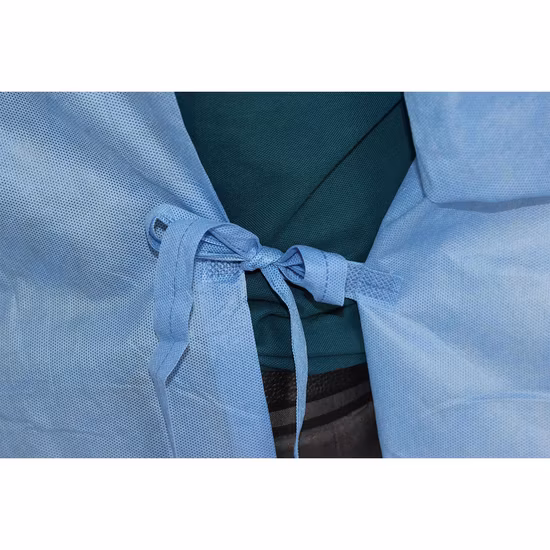 Robe chirurgicale jetable à clip avec FDA pour adulte