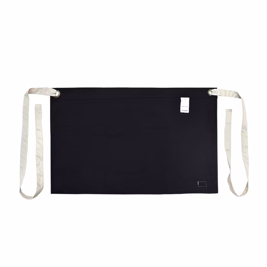 Tabliers de taille de serveur épais en coton et Polyester, Logo brodé personnalisé, cuisine