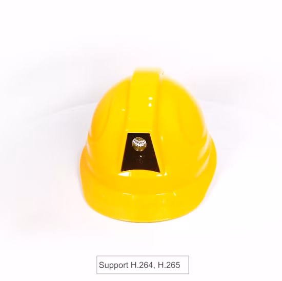Protection de tête étanche H265, détection intelligente du décollage, casque de sécurité pour travailleur minier, caméra 4G