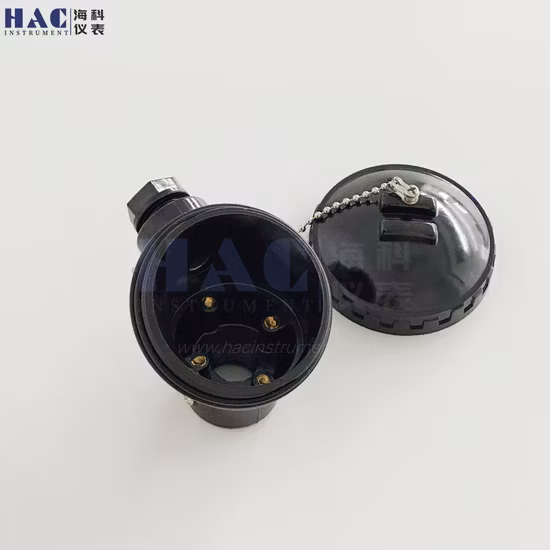 Tête de protection thermocouple noire en bakélite